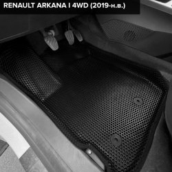3D коврики EVA с бортами Renault Arkana I 4WD (2019-н.в.)