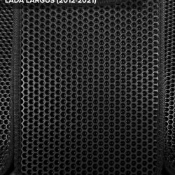 3D коврики EVA с бортами Lada Largus I, 5 мест, дорест (2012-2021)