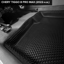 3D коврики EVA с бортами Chery Tiggo 8 Pro Max (2022-н.в.)