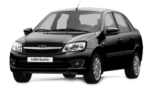 3D коврики EVA с бортами в салон на Lada Granta седан, лифтбек (2011-2018)