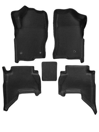 3D коврики EVA с бортами Nissan Pathfinder III R51 7 мест (2004-2014)