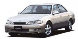 2D коврики EVA в салон на Toyota Windom XV20, правый руль (1996-2001)