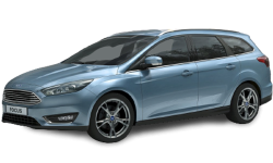 2D коврики EVA в салон и багажник  на Ford Focus III универсал рестайлинг (2014-2019)