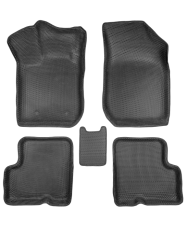 3D коврики EVA с бортами в салон  на Lada Largus I, 5 мест, дорест (2012-2021)