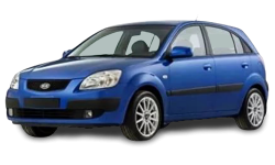 3D коврики EVA с бортами в салон на Kia Rio II седан, хэтчбек (2005-2011)